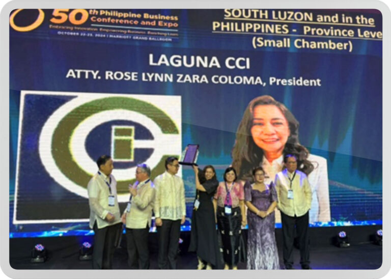 Asian Transmission Corporation | Powered By Asian Transmission Corporation’s Leadership:  Laguna Chamber of Commerce & Industry Bagged Double Victories